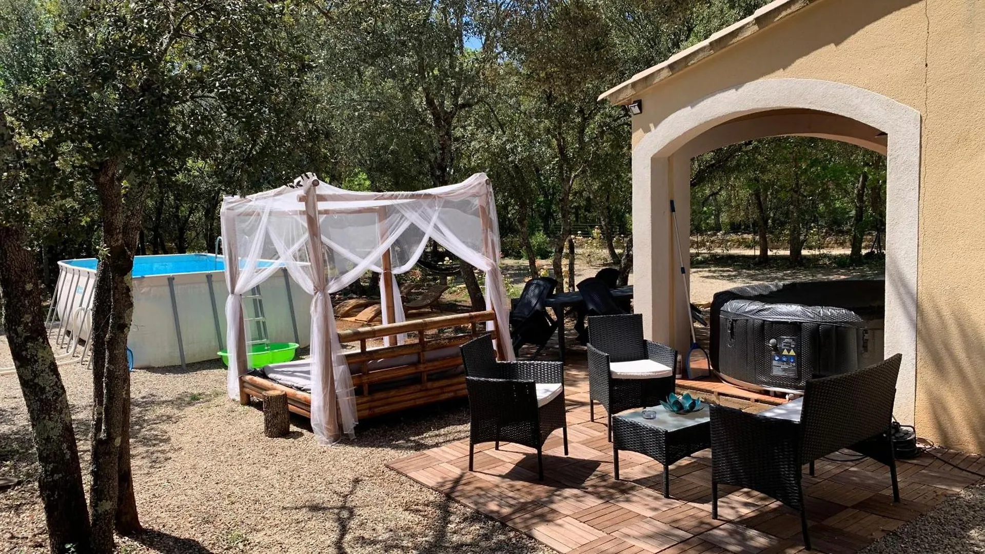 Gite Le Repos Des Chenes Option Spa Exterieur Evasion Nature Et Confort ! Regusse 0*,